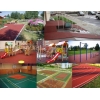 Резиновая тротуарная плитка для детских площадок 500х500
