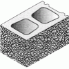 Сплитерные (колотые) блоки (марка М-150)