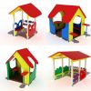 Деревянные домики для детской площадки