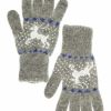 110 руб.  Перчатки женские "Олень",  оптовая продажа перчаток зимних вязанных в