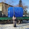 ВертикальнаяРезервуар пластиковый 10000 литров.  Вертикальный