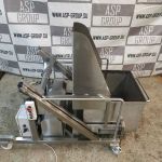 Подъёмник-опрокидыватель для чан-тележек гидравлический (передвижной)