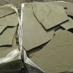 Камень серо зеленый природный песчаник отделочный натуральный пластушка