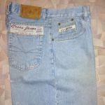 Продам джинсы синий 50-52 по талии 88см,  ширина верха брючины 67см