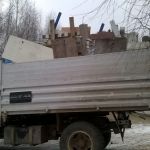 Вывоз строительного мусора контейнером / пухто 20 кубов