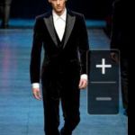 Пиджак мужской armani 48 l черный велюр бархат чехол классика костюм вечерний нарядный мягкий