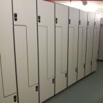Конструкции шкафов и шкафчиков HPL для спортивных раздевалок,  влагостойкая мебель HPL для бассейнов